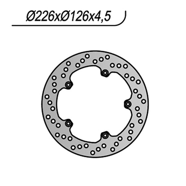 DISCO FRENO NG PEUGEOT GEO-RS 125 4T - GEOPOLIS 125 4T