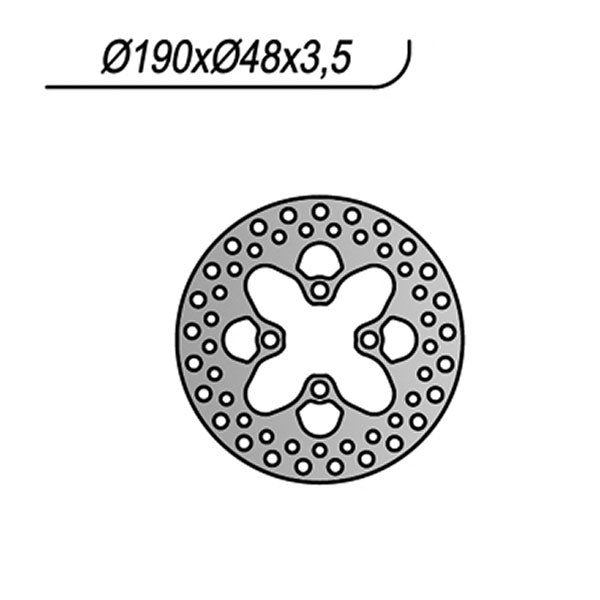 DISCO FRENO NG YAMAHA BW'S ORIGINAL 50 - MBK BOOSTER N.G. 50