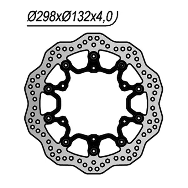 DISCO FRENO NG YAMAHA 500 T-MAX Ø298 MAGGIORATO