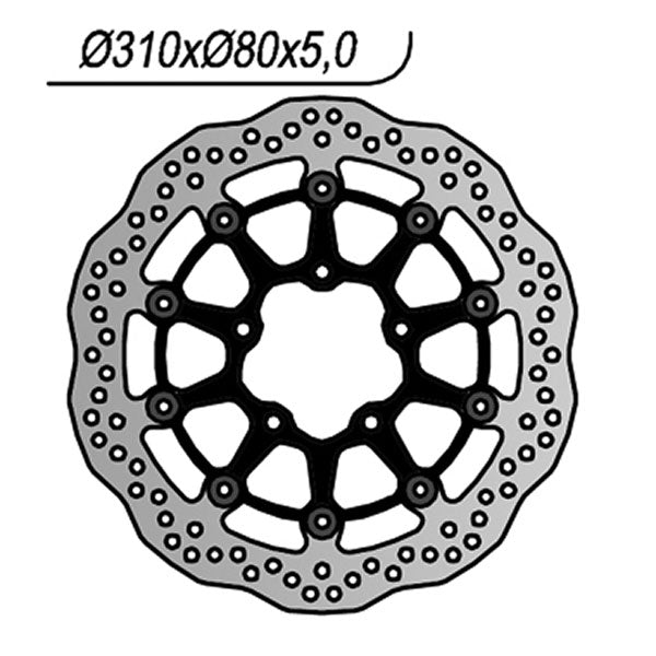 DISCO FRENO NG KAWASAKI NINJA ZX-10R ABS 1000 - ZZR ABS 1400
