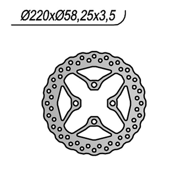 DISCO FRENO NG HONDA SH MODE CBS 125 - PCX 125/150