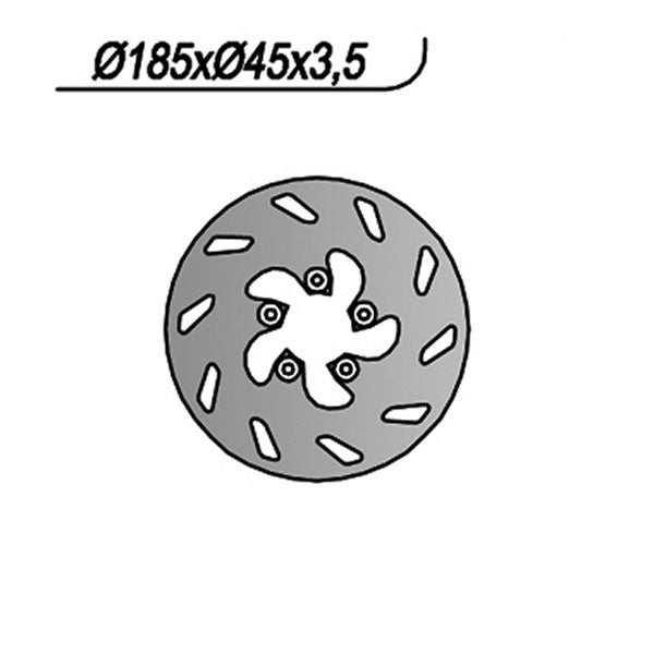 DISCO FRENO NG KTM EXC 50 - HUSQVARNA HUSKYBOY R 50