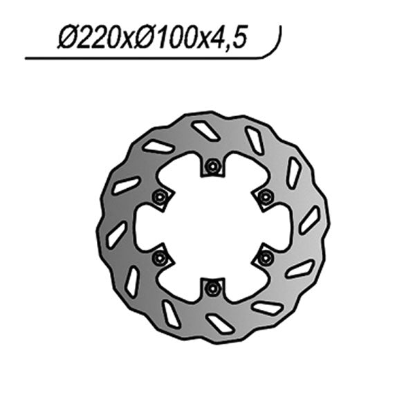 DISCO FRENO NG KAWASAKI KX 125/250/500 - KLX-R 300
