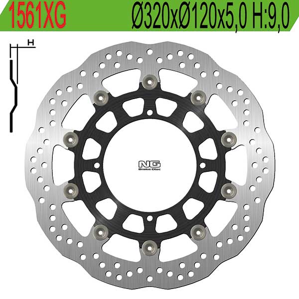 DISCO FRENO NG HUSQVARNA SM-R RR 400/450 - SMR-R/SMS 630