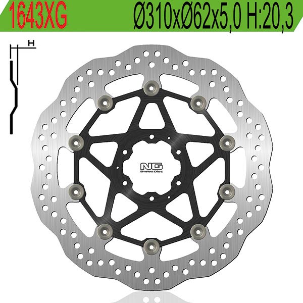 DISCO FRENO NG HONDA AFRICA TWIN DCT 1000/1100