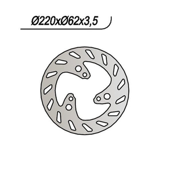 DISCO FRENO NG HM - VENT CRE DERAPAGE - SIX 50