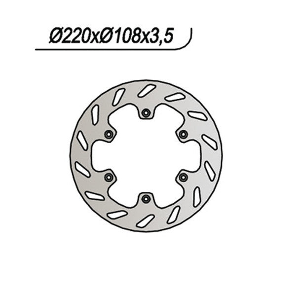 DISCO FRENO NG RIEJU DRAC 50 - RR 80/125