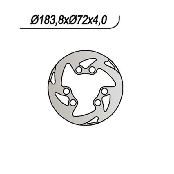 DISCO FRENO NG MONTESA HONDA COTA 315 R 250 00-03