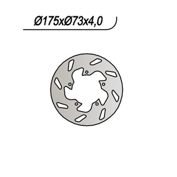 DISCO FRENO NG GILERA RUNNER SP - PIAGGIO NRG 50