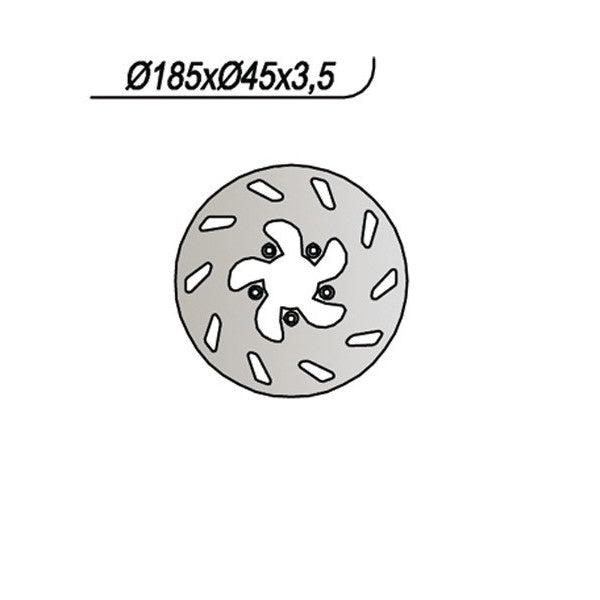 DISCO FRENO NG BETAMOTOR RK6 - RR MOTARD 50