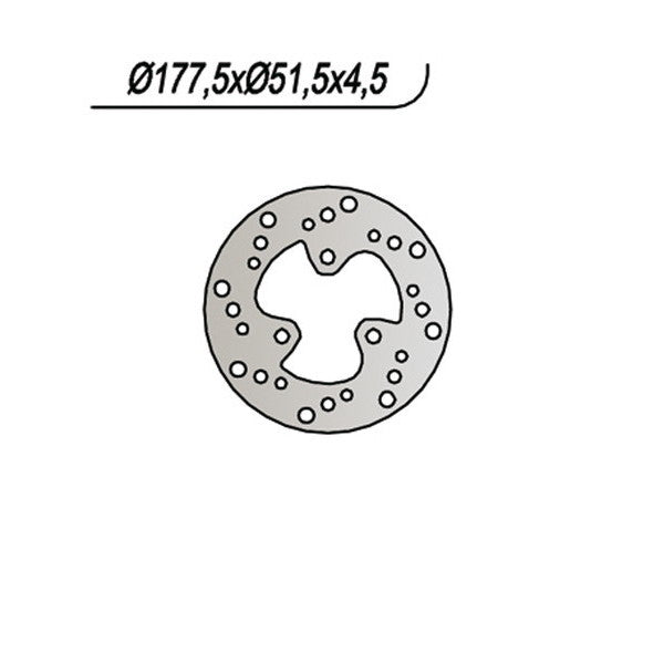 DISCO FRENO NG POLARIS TRAIL BOSS 330 - SCRAMBLER 2X4 4X4 400/500