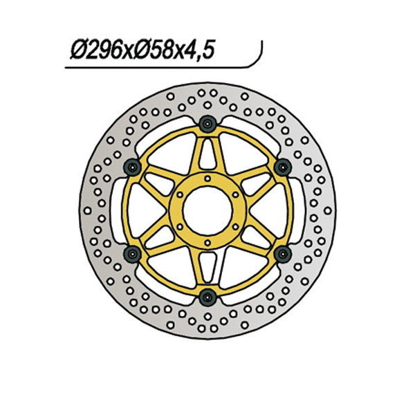 DISCO FRENO NG HONDA CB-F HORNET S 600