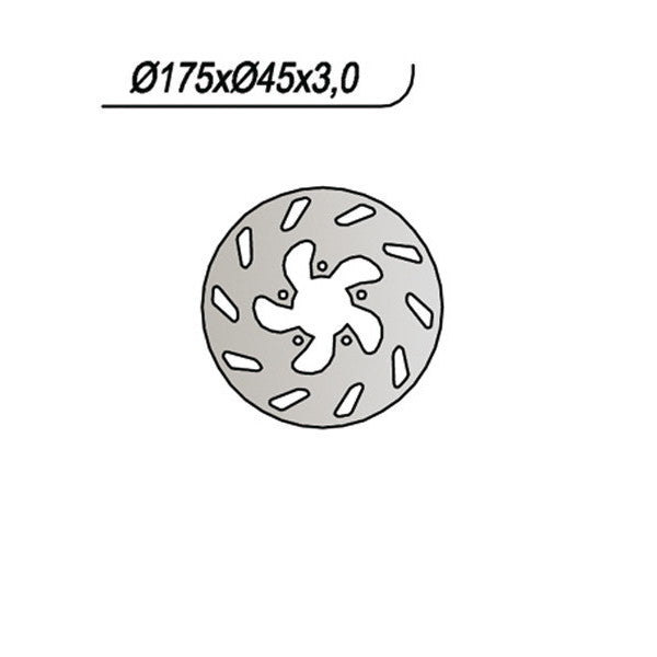 DISCO FRENO NG HUSQVARNA CR PRO - SENIOR 50