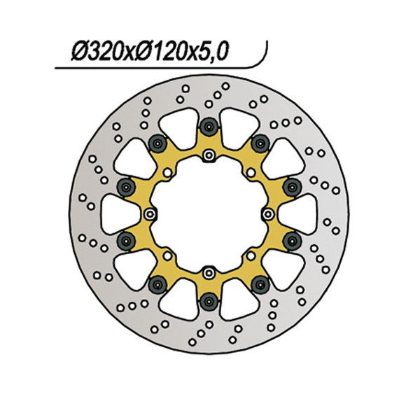 DISCO FRENO NG BETAMOTOR - HUSQVARNA