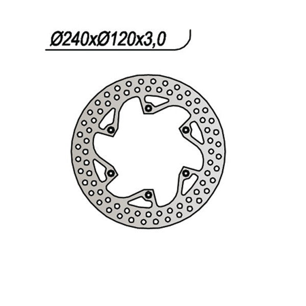 DISCO FRENO NG HUSQVARNA CR 125/250/360 - TE 510/610