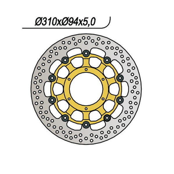 DISCO FRENO NG HONDA CBR RR 600/1000 - CB 1000/1300
