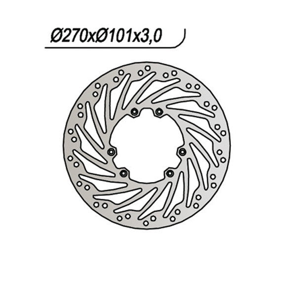 DISCO FRENO NG HONDA - HM VENT CRE - CRF R-X-F-FX 125/250/450/500