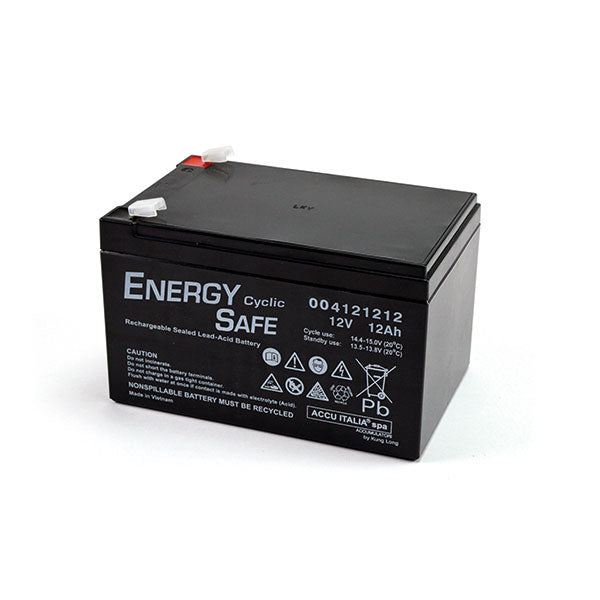 BATTERIA SLA 12V 12AH FASTON DA 6,3 mm CICLICA