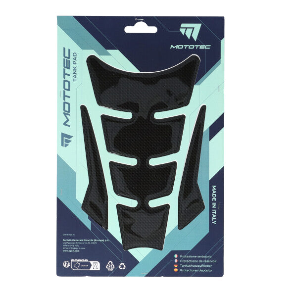 PROTEZIONE SERBATOIO MOTOTEC T4 COLOR CARBONIO