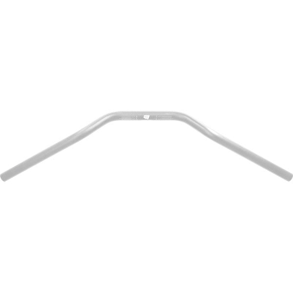 MANUBRIO STRADA MOTOTEC PIEGA MEDIA DA 22MM COLOR ARGENTO