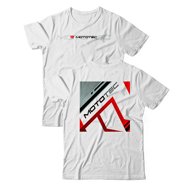 T-SHIRT MOTOTEC WHITE BLAZE (TAGLIA: XXL)