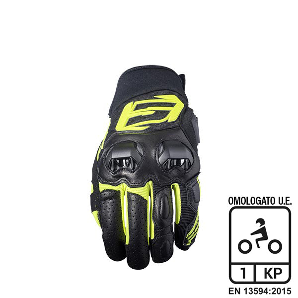 GUANTI FIVE SF3 BLACK/FLUO YELLOW (S)