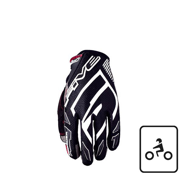 GUANTI FIVE MXF PRORIDER S BLACK/WHITE (S)