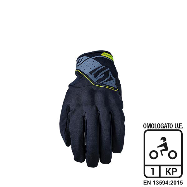 GUANTI FIVE RS WP BLACK/FLUO YELLOW (XL)