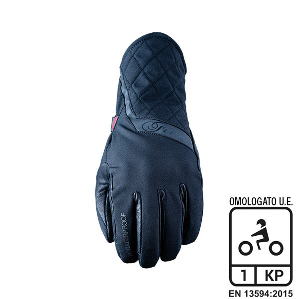 GUANTI DONNA FIVE MILANO EVO WP BLACK (S)
