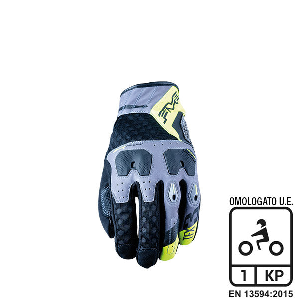 GUANTI FIVE TFX3 AIRFLOW GREY/FLUOYELLOW (XL)