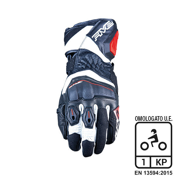 GUANTI FIVE RFX4 EVO BLACK/WHITE/RED (XL)