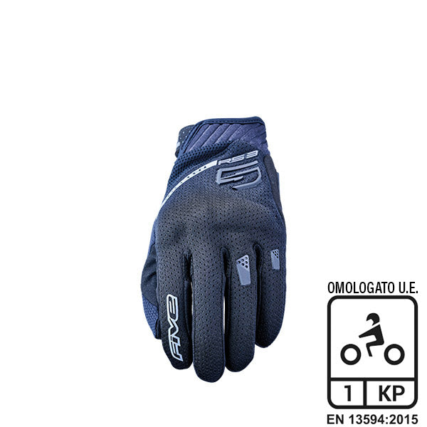 GUANTI FIVE RS3 EVO AIRFLOW BLACK (S)