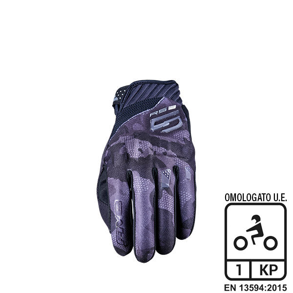 GUANTI FIVE RS3 EVO GRAPHICS CAMO BLACK (XXXL)