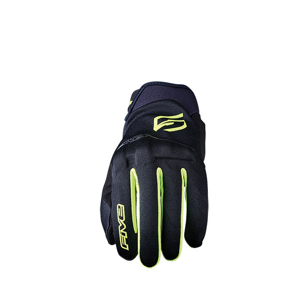GUANTI FIVE GLOBE EVO BLACK/FLUO YELLOW (L)