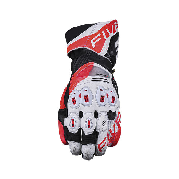 GUANTI FIVE RFX1 EVO WHITE / FLUO RED (S)