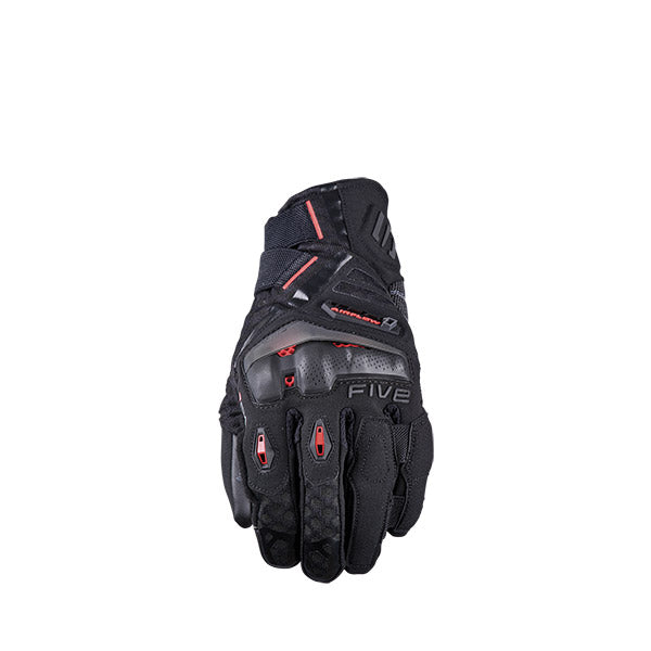 GUANTI FIVE TFX1 AIRFLOW SHORT BLACK / FLUO RED (L)