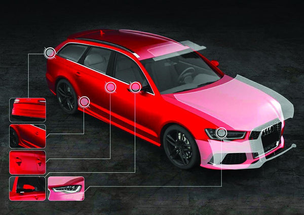 Pellicola protettiva carrozzeria 150x300 cm