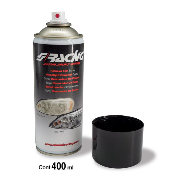 Spray ripristino fari ingialliti