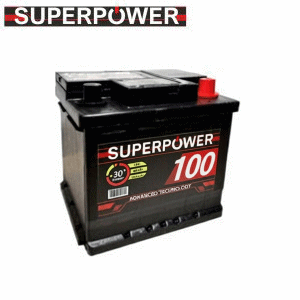 BTR SUPERPOWER 100AH 850 DX 317-175-175