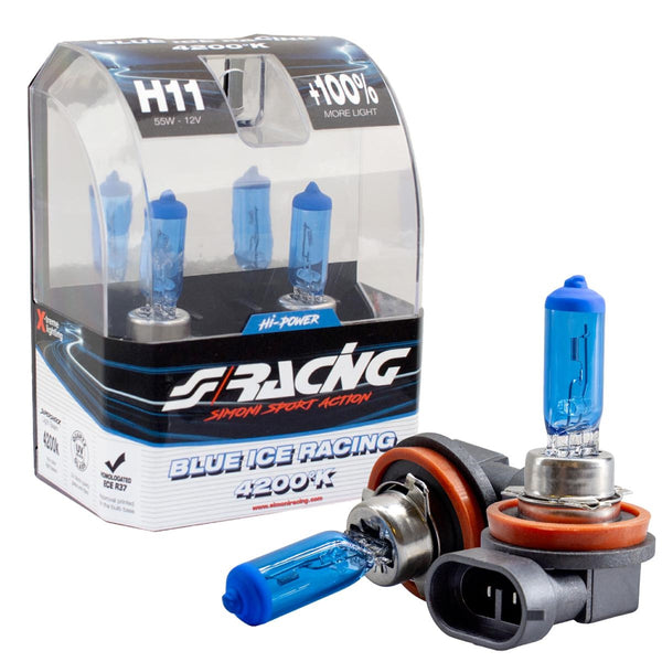 Lampadine alogene H11 Blue Ice Racing
