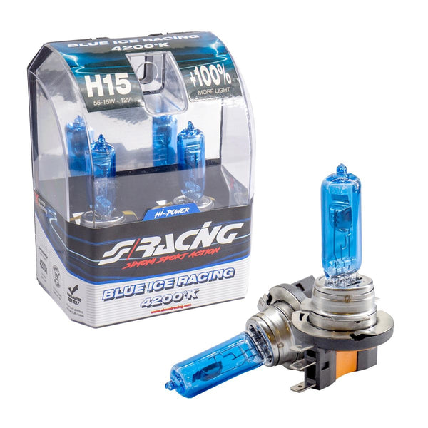 Lampadine alogene H15 Blue Ice Racing