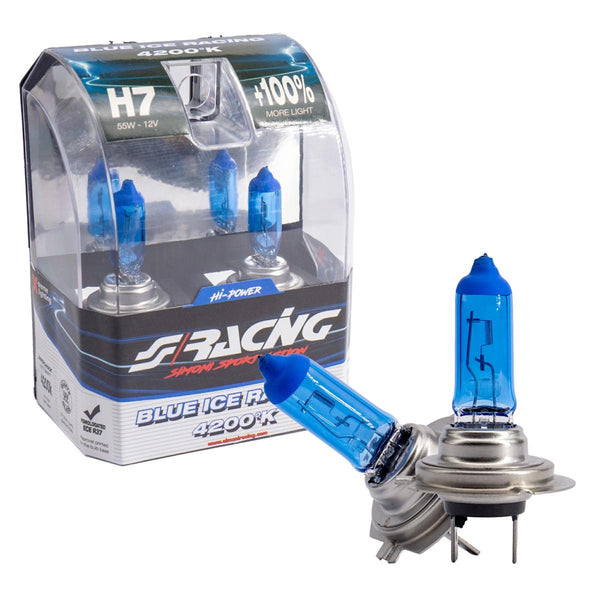 Lampadine alogene H7 Blue Ice Racing