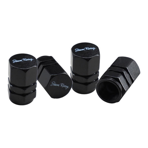 Cappucci valvola Hexagonal Black