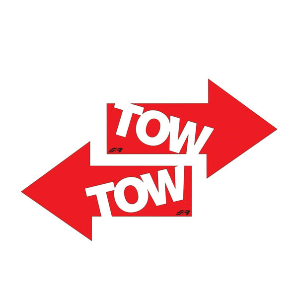 Adesivo prespaziato Red Tow 146X92 mm