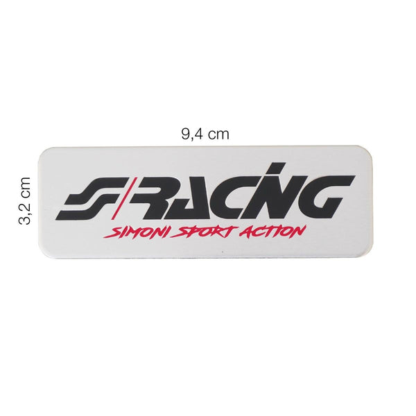 Metal logo Simoni Racing 9,4x3,2