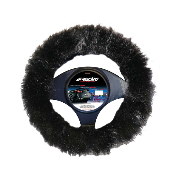 Coprivolante Fluffy Fur nero