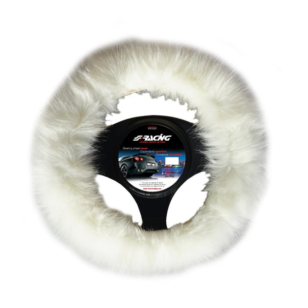 Coprivolante Fluffy Fur bianco