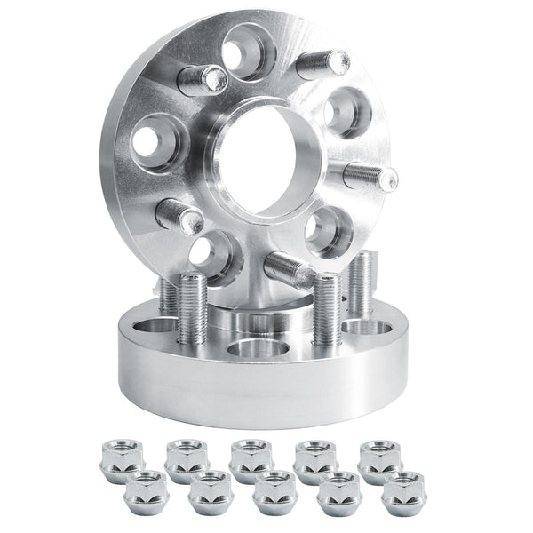 2 distanziali ruota 30mm 5x108 con bulloneria centraggio 63,4