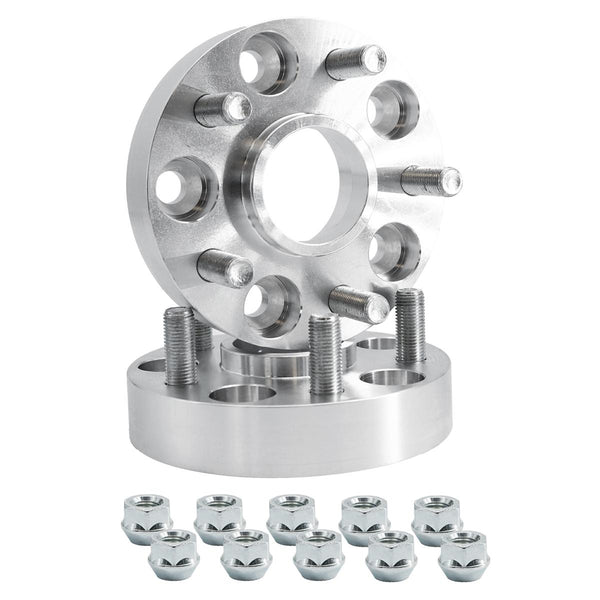 2 distanziali ruota 30mm 5x114,3 con bulloneria centraggio 64,1