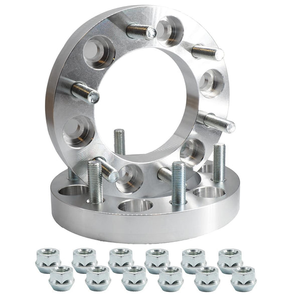 2 distanziali ruota 25mm 6x139,7 con bulloneria centraggio 106,5